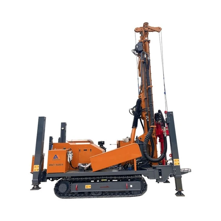 รถบรรทุกขับเคลื่อนไฮดรอลิกแบบ Deep Well ติดตั้งแท่นขุดเจาะบ่อน้ำ MW7╱360BⅨ