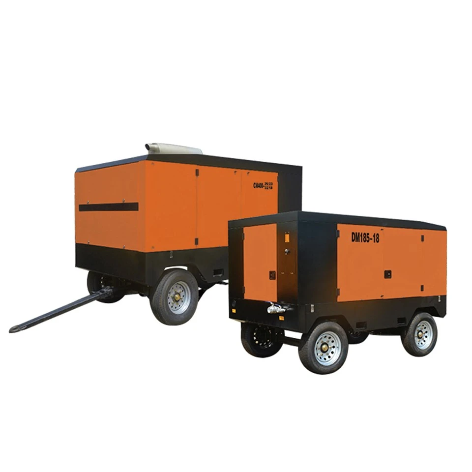Electric Stage Mobile Screw Air Compressor 8-17 แถบ