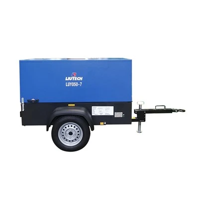 050-7 Liutech Air Compressor175 PSI Diesel 7 Bar Air Compressor Machine สำหรับการขุด